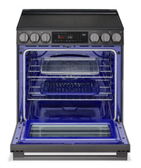 LG 6.3 Cu. Ft. Smart Electric Range with Air Fry – Black Stainless Steel - LSEL6335ZE | Cuisinière intelligente électrique LG de 6,3 pi3 avec friture à air - acier inoxydable noir - LSEL6335ZE