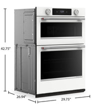 KitchenAid 30" Smart Electric Combo Wall Oven - White - KOEC730SWH | Four mural combiné intelligent électrique KitchenAid de 30 po - blanc - KOEC730SWH