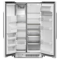 Maytag 36" 25 Cu. Ft. Side-by-Side Refrigerator - White - MRSF4036PW | Réfrigérateur Maytag de 25 pi³ et de 36 po à compartiments juxtaposés - blanc - MRSF4036PW | MRSF40PW