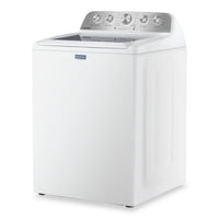 Maytag 5.5 Cu Ft. Top Load Impeller Washer with Pet Pro Option and 7.0 Cu Ft. Gas Dryer – White | Laveuse à chargement par le haut 5,5 pi³ avec turbine et option Animal Pet Pro et sécheuse à gaz 7,0 pi³ de Maytag - blanches