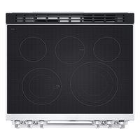 LG 6.3 Cu. Ft. Smart Electric Range with Air Fry – Fingerprint Resistant Stainless Steel - LSEL6335XE  | Cuisinière intelligente électrique LG de 6,3 pi³ avec friture à air - acier inoxydable résistant aux traces de doigts - LSEL6335XE