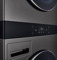 LG WashTower™ with 5 Cu. Ft. Washer and 7.4 Cu. Ft. Electric Dryer - WKEX300HBA  | Tour de lavage WashTowerMC de LG avec laveuse 5 pi³ et sécheuse électrique 7,4 pi³ - WKEX300HBA | WKEX300H