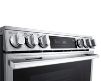 LG 6.3 Cu. Ft. Smart Electric Range with Air Fry – Fingerprint Resistant Stainless Steel - LSEL6335XE  | Cuisinière intelligente électrique LG de 6,3 pi³ avec friture à air - acier inoxydable résistant aux traces de doigts - LSEL6335XE