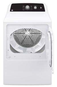 GE 4.4 Cu Ft. Top Load Washer and 6.2 Cu. Ft. Electric Dryer with SaniFresh | Laveuse à chargement par le haut de 4,4 pi3 et sécheuse électrique de 6,2 pi3 de GE avec cycle SaniFresh