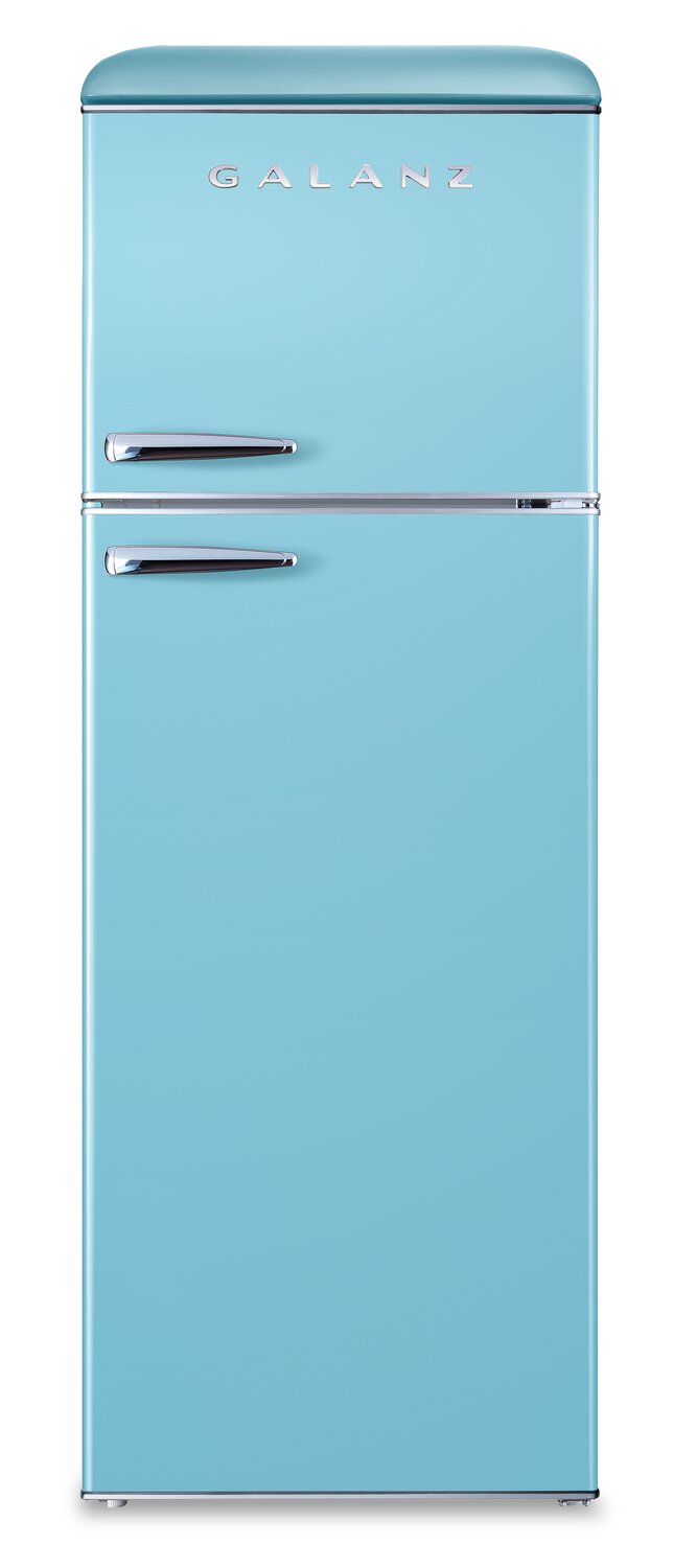 Galanz 12 Cu. Ft. Top-Freezer Retro Refrigerator - GLR12TBEEFR | Réfrigérateur rétro Galanz de 12 pi3 à congélateur supérieur - GLR12TBEEFR | GLR12TBL