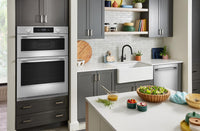 KitchenAid 30" Smart Electric Combo Wall Oven - PrintShield™ Stainless - KOEC730SPS | Four mural combiné intelligent électrique KitchenAid de 30 po - acier inoxydable PrintShieldMC - KOEC730SPS