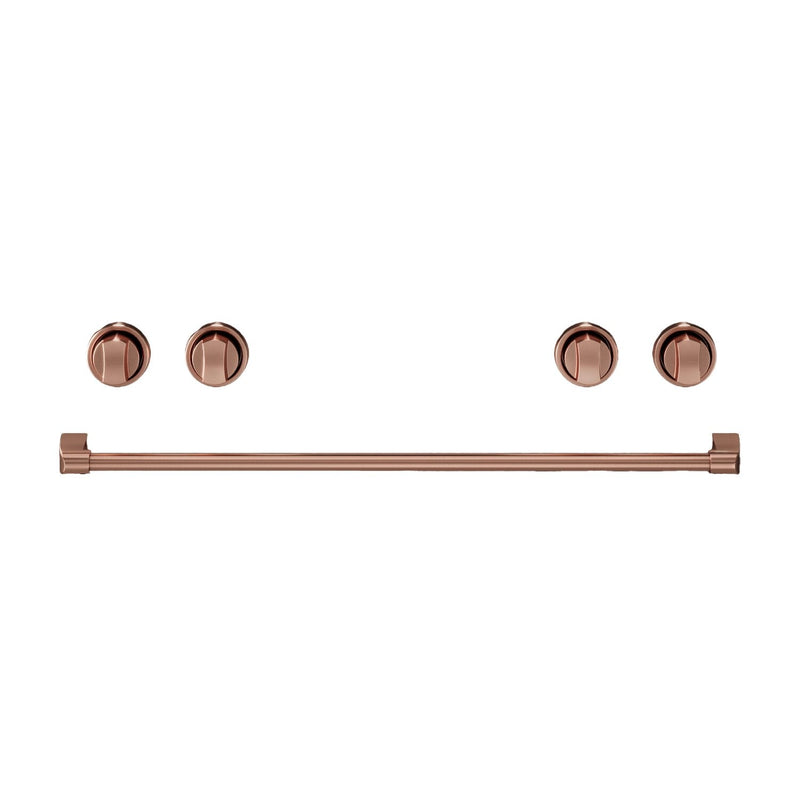 Thor Kitchen Handle and Knob Set for 36” Range in Rose Gold - CKA-RE36-RSG | Ensemble de poignées et de boutons Thor Kitchen or rose pour cuisinière de 36 po -  | RE36KRSG