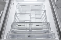 Whirlpool 36" 30 Cu. Ft. French-Door Refrigerator with Dual Ice Makers - Stainless Steel - WRFF3736SZ  | Réfrigérateur Whirlpool de 36 po et de 30 pi3 à portes françaises avec machine à glaçons double - acier inoxydable - WRFF3736SZ  | WRFF373Z