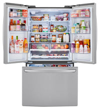 LG 23 Cu. Ft. Counter-Depth French-Door Refrigerator - LRFCC23D6S | Réfrigérateur LG de 23 pi³ à portes françaises de profondeur comptoir - LRFCC23D6S | LRFCC253