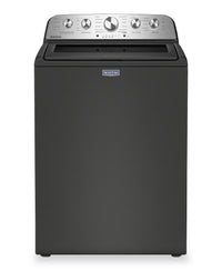 Maytag 5.5 Cu Ft. Top Load Agitator Washer with Pet Pro Option – Volcano Black - MTW5605RU | Laveuse Maytag à chargement par le haut de 5,5 pi3 avec agitateur et option Animal Pet Pro - noir volcan - MTW5605RU