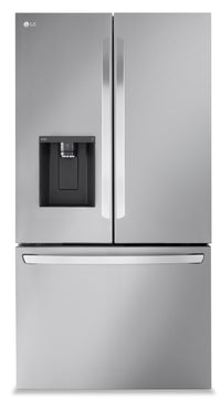 LG 31 Cu. Ft. Smart Standard-Depth MAX ™ French-Door Refrigerator - LRFXS3106S | Réfrigérateur intelligent LG de 31 pi³ à portes françaises de profondeur standard MAXMC - LRFXS3106S | LRFXS31S