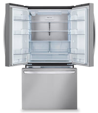 LG 32 Cu. Ft. Smart Standard-Depth MAX™ French-Door Refrigerator - LRFLS3206S | Réfrigérateur intelligent LG de 32 pi³ à portes françaises de profondeur standard MAXMC - LRFLS3206S | LRFLS32S