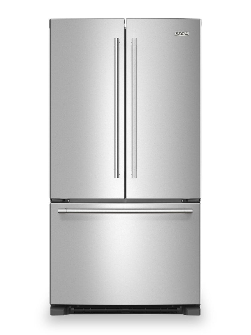 Maytag 36" 25 Cu. Ft. Bottom-Mount Refrigerator - Fingerprint Resistant Stainless Steel - MRFF4236RZ | Réfrigérateur Maytag de 25 pi³ et de 36 po à congélateur inférieur - acier inoxydable résistant aux traces de doigts - MRFF4236RZ | MRFF42RZ