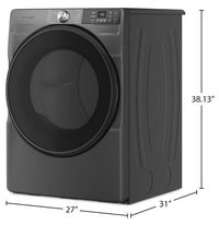 Whirlpool 7.4 Cu. Ft. Smart Electric Dryer with Wrinkle Shield™ - Volcano Black - YWED5720RU | Sécheuse électrique intelligente Whirlpool de 7,4 pi³ avec Wrinkle ShieldMC - noir volcan - YWED5720RU | YWED572U