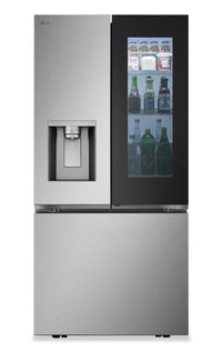 LG 33" 24.5 Cu. Ft Smart French Door Refrigerator with InstaView® - LF25S6560S | Réfrigérateur intelligent LG de 24,5 pi3 et de 33 po à portes françaises avec InstaViewMD - LF25S6560S