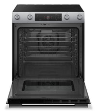 Bosch 30" 5.8 Cu. Ft. 100 Series Electric Range with Rapid Preheat and Air Fry - Stainless Steel - HEF1050MC | Cuisinière électrique Bosch série 100 de 5,8 pi3 et de 30 po avec préchauffage rapide et friture à air - acier inoxydable - HEF1050MC | HEF105MC