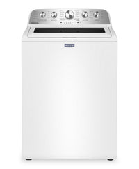 Maytag 5.5 Cu Ft. Top Load Impeller Washer with Pet Pro Option - White - MTW5600RW	 | Laveuse Maytag à chargement par le haut de 5,5 pi3 avec turbine et option Animal Pet Pro - blanche - MTW5600RW