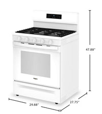 Whirlpool 5 Cu. Ft. Gas Range with Air Fry and Self-Clean - White - WFGS5030RW | Cuisinière à gaz Whirlpool de 5 pi³ avec friture à air et autonettoyage - blanche - WFGS5030RW | WFGS50RW
