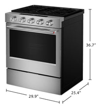 KitchenAid 30" 5.0 Cu. Ft. Slide-in Gas Range - Fingerprint Resistant Stainless Steel - KSGS530SPS | Cuisinière à gaz encastrée KitchenAid de 5,0 pi³ et de 30 po - acier inoxydable résistant aux traces de doigts - KSGS530SPS