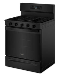 Whirlpool 5.0 Cu. Ft. Gas Range with Air Cooking – Black - WFGS5730SB | Cuisinière à gaz Whirlpool de 5,0 pi3 avec cuisson à air – noire - WFGS5730SB