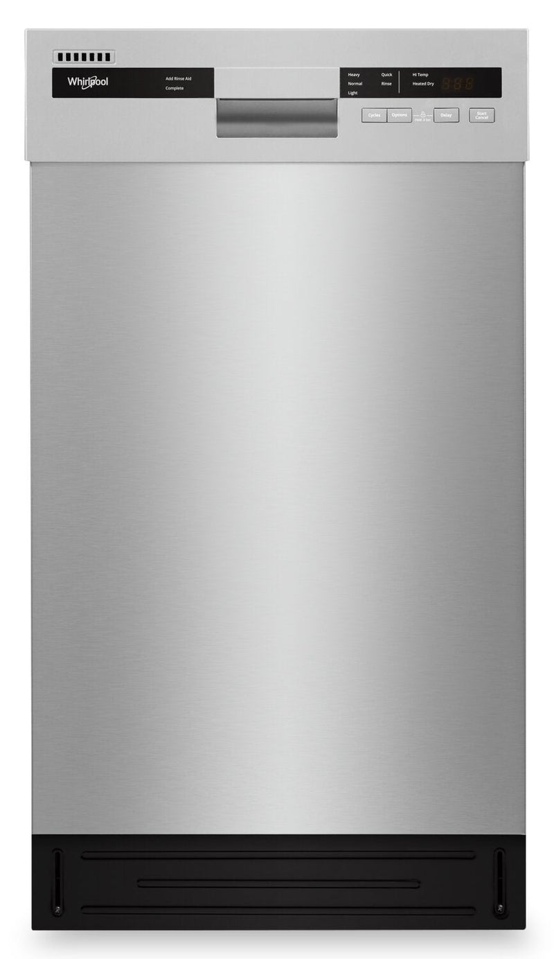 Whirlpool Small-Space Compact Dishwasher with Stainless Steel Tub - WDPS5118PM | Lave-vaisselle compact Whirlpool pour petits espaces avec cuve en acier inoxydable - WDPS5118PM | WDP511PM