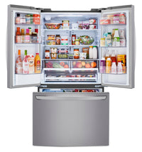 LG 29 Cu. Ft. French-Door Refrigerator with Water Dispenser - LRFWS2906V | Réfrigérateur LG de 29 pi³ à portes françaises avec distributeur d'eau - LRFWS2906V | LRFWS29V