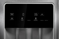 Whirlpool 36" 21 Cu. Ft. Side-by-Side Refrigerator - Black Stainless - WRSC5536RV | Réfrigérateur Whirlpool de 21 pi³ et de 36 po à compartiments juxtaposés - acier inoxydable noir - WRSC5536RV