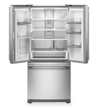 KitchenAid 20 Cu. Ft. 30" French Door Refrigerator - PrintShield® Stainless Steel - KRFF330SPS | Réfrigérateur KitchenAid de 20 pi³ et de 30 po à portes françaises - acier inoxydable avec fini PrintShieldMC - KRFF330SPS