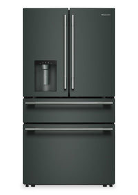 Kitchenaid 29 Cu. Ft. French Door Refrigerator – Juniper - KRMF436SJP | Réfrigérateur KitchenAid de 29 pi3 à portes françaises - genièvre - KRMF436SJP