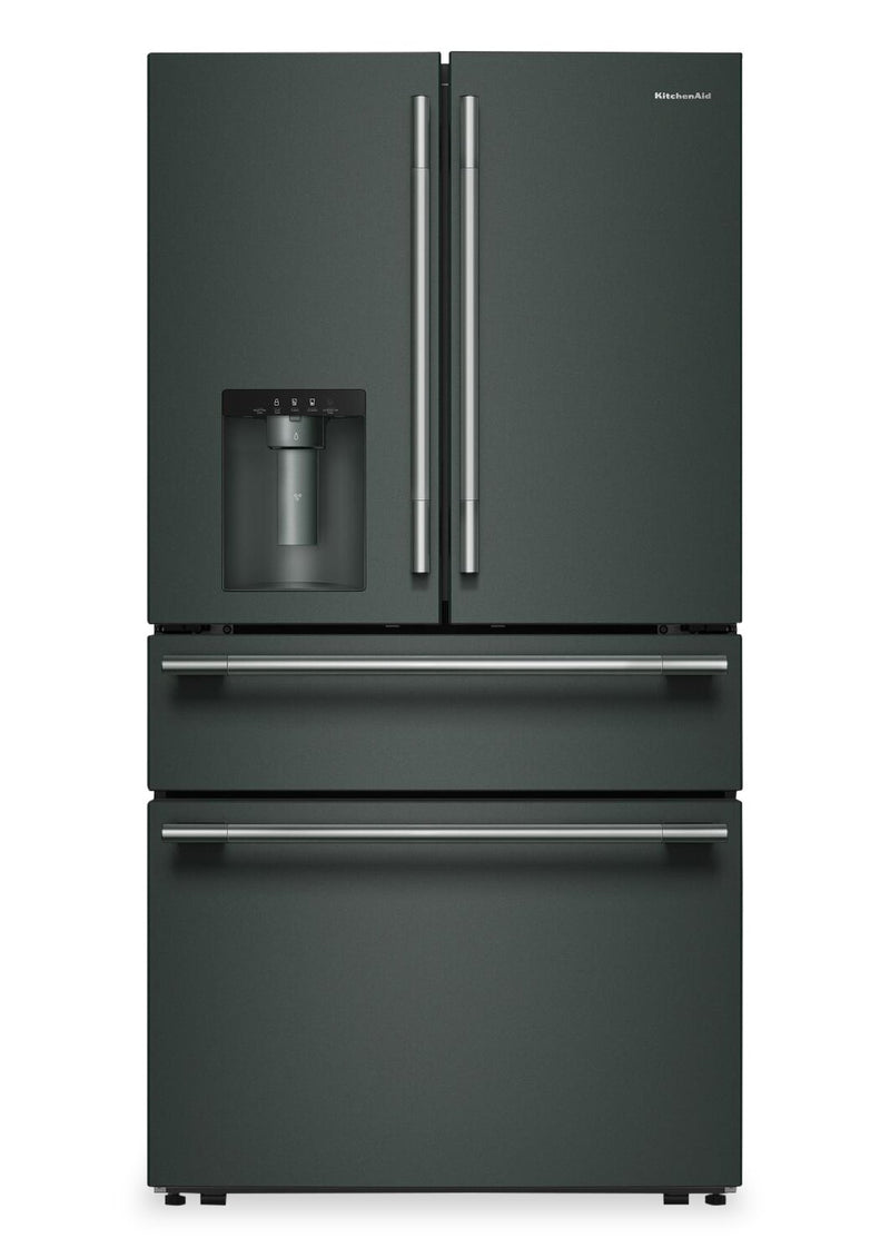 Kitchenaid 29 Cu. Ft. French Door Refrigerator – Juniper - KRMF436SJP | Réfrigérateur KitchenAid de 29 pi3 à portes françaises - genièvre - KRMF436SJP