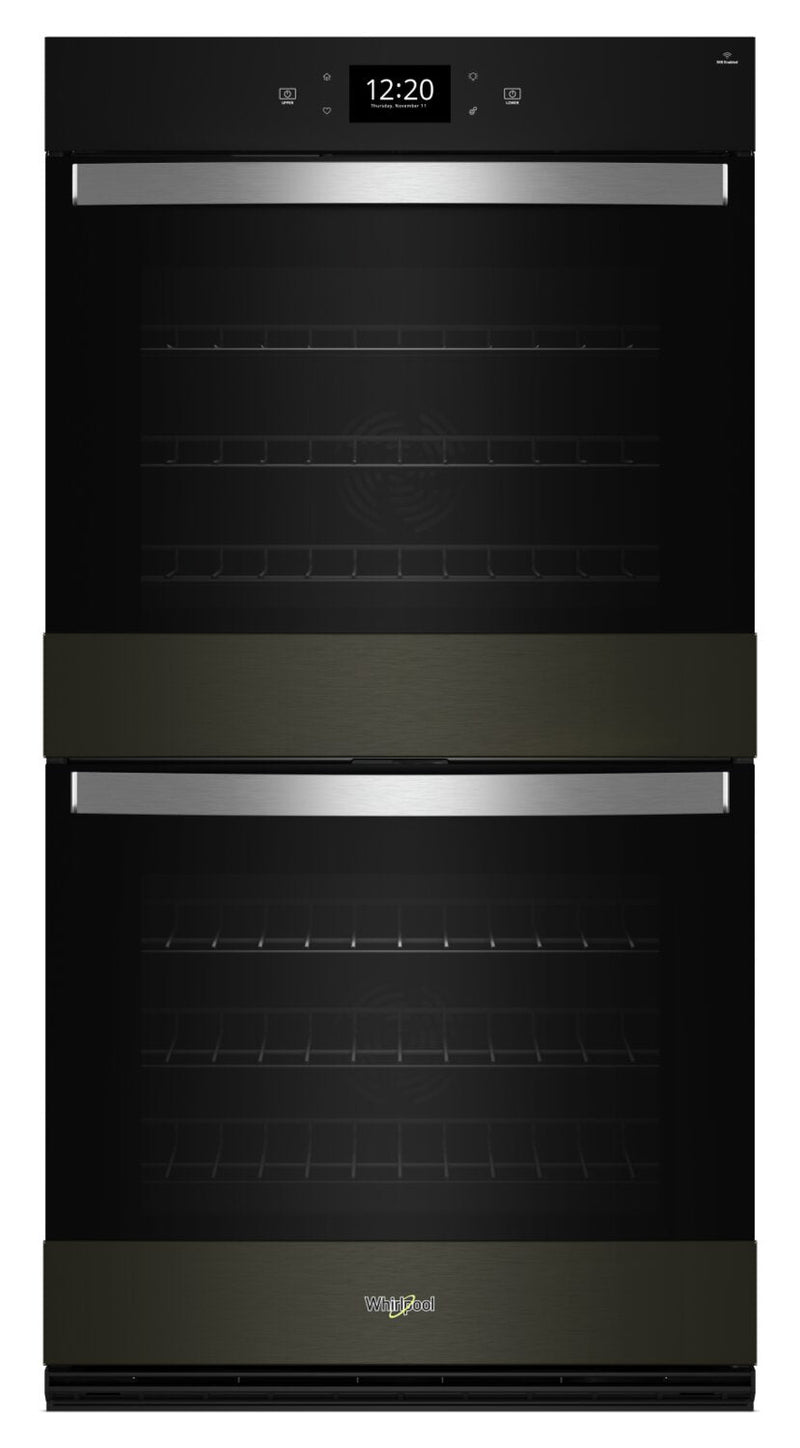 Whirlpool 10 Cu. Ft. Smart Double Wall Oven with Air Fry - WOED7030PV | Four mural double intelligent Whirlpool de 10 pi³ avec friture à air - WOED7030PV | WOED703V