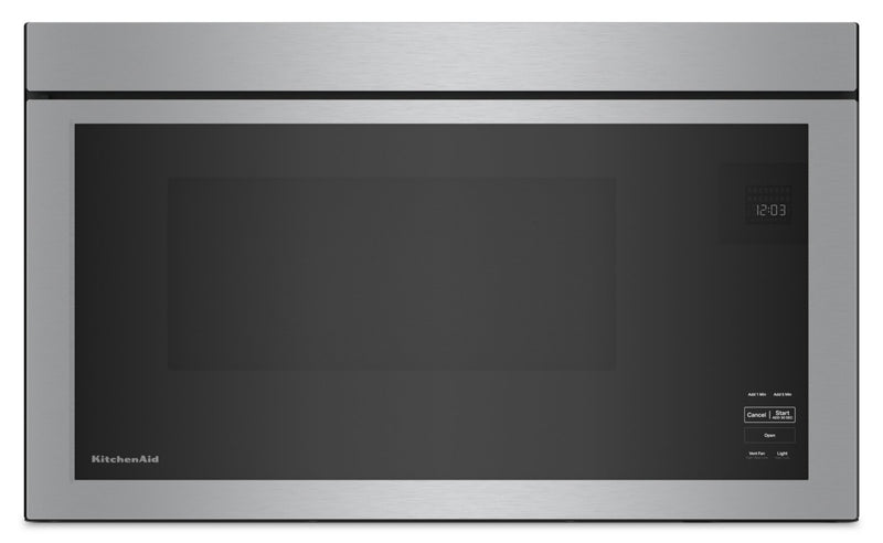 KitchenAid 1.1 Cu. Ft. Over-the-Range Microwave with Flush Built-In Design - YKMMF330PPS | Four à micro-ondes hotte intégrée KitchenAid 1,1 pi³ avec conception encastrée affleurée - YKMMF330PPS | YKMMF33S
