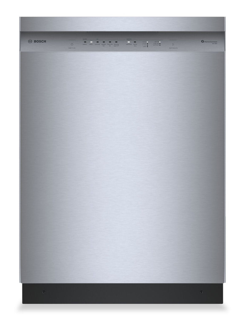 Bosch 100 Series 24" 48 dBA Smart Dishwasher with PrecisionWash® - Stainless Steel - SHE41CM5N | Lave-vaisselle intelligent Bosch de série 100 de 24 po de 48 dBA avec PrecisionWashMD - acier inoxydable - SHE41CM5N | SHE41M5N