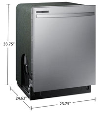 Samsung 24" Top-Control Dishwasher with Adjustable Rack - DW80CG4021SRAA | Lave-vaisselle Samsung de 24 po avec commandes sur le dessus et panier réglable - DW80CG4021SRAA | DW80CG4S