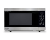 Sharp 2.2 Cu. Ft. Carousel® Countertop Microwave with Inverter Technology - Stainless Steel - SMC2264KSC | Four à micro-ondes de comptoir Sharp de 2,2 pi3 avec plateau tournant CarouselMD et technologie InverterMD - SMC2264KSC | SMC226SC