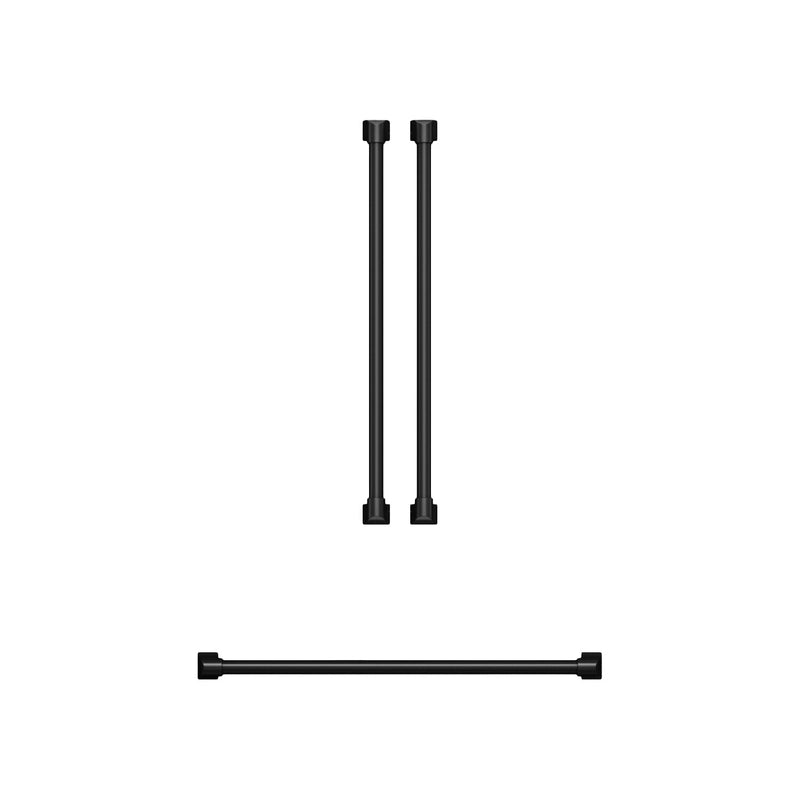 Thor Kitchen Handle and Knob Set for 36” Refrigerator in Black - CKA-RF3621-BLK | Ensemble de poignées et de boutons Thor Kitchen noir pour réfrigérateur de 36 po - CKA-RF3621-BLK | RF36KBLK