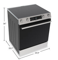 Hisense 30" 5.8 Cu. Ft. Electric Range with Air Fry and Steam Clean - Stainless Steel - HFE3502CAS | Cuisinière électrique Hisense de 5,8 pi³ et de 30 po avec friture à air et nettoyage à la vapeur - acier inoxydable - HFE3502CAS | HFE3502S