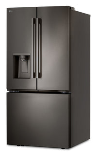 LG 33" 25 Cu. Ft. 3-Door French Door Refrigerator - PrintProof™ Stainless Steel - LF25H6330D | Réfrigérateur LG de 25 pi3 et de 33 po à 3 portes françaises - acier inoxydable PrintProofMC - LF25H6330D