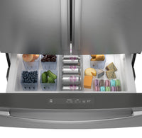 GE 36” 28.7 Cu. Ft. French-Door Refrigerator - Fingerprint Resistant Stainless Steel - PGE29BYTFS | Réfrigérateur GE de 28,7 pi3 et de 36 po à portes françaises - acier inoxydable résistant aux traces de doigts - PGE29BYTFS | PGE29BYS