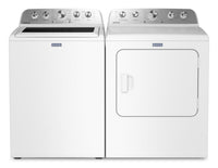 Maytag 5.4 Cu Ft. Top Load Agitator Washer and 7.0 Cu. Ft. Pet Pro Electric Dryer – White - MATL56WW | Laveuse à chargement par le haut de 5,4 pi³ et sécheuse électrique Animal Pet Pro de 7,0 pi³ de Maytag - blanches - MATL56WW
