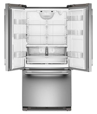 KitchenAid 33" 22 Cu. Ft. Standard-Depth French Door Refrigerator - KRFF333SPS | Réfrigérateur KitchenAid de 22 pi3 et de 33 po de profondeur standard à portes françaises - KRFF333SPS