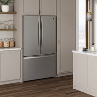 Kenmore 36" 20.3 Cu. Ft French Door Refrigerator – Fingerprint Resistant Stainless Steel - KKFDR36x20.3-SS  | Réfrigérateur Kenmore de 20,3 pi3 et de 36 po à portes françaises - acier inoxydable résistant aux traces de doigts - KKFDR36x20.3-SS