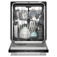KitchenAid 24” 47 dBA Built-In Top Control Dishwasher - PrintShield™ Stainless Steel - KDTS224SPS | Lave-vaisselle encastré KtichenAid de 24 po et de 47 dBA avec commandes sur le dessus - acier inoxydable avec fini PrintShieldMC - KDTS224SPS