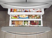 Whirlpool 26 Cu. Ft. 4-Door Refrigerator with Prep and Store Bins - WRMF7736PZ | Réfrigérateur 4 portes Whirlpool de 26 pi³ avec bacs de préparation et de rangement - WRMF7736PZ | WRMF77PZ