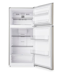 Midea 14 Cu. Ft. Garage Ready Top-Freezer Refrigerator – Stainless Steel - MRT14D2BST | Réfrigérateur Midea de 14 pi³ à congélateur supérieur qui convient à une installation dans un garage - acier inoxydable - MRT14D2BST | MRT14D2S