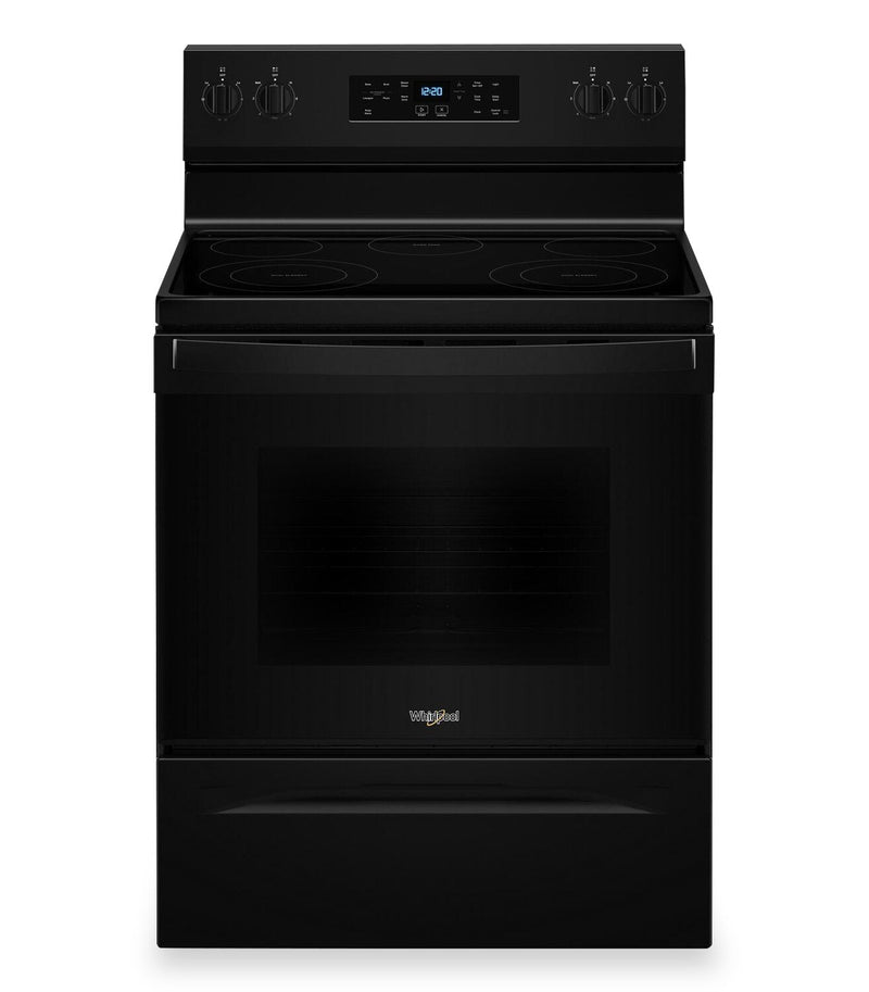 Whirlpool 30" 5.3 Cu. Ft. Electric Range with 5 Elements - Black - YWFES3330RB | Cuisinière électrique Whirlpool de 5,3 pi3 et de 30 po avec 5 éléments - noire - YWFES3330RB