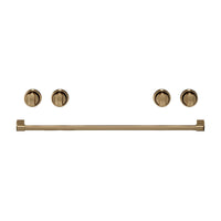 Thor Kitchen Handle and Knob Set for 36” Range in Brushed Bronze - CKA-RE36-BRZ | Ensemble de poignées et de boutons Thor Kitchen bronze brossé pour cuisinière de 36 po - CKA-RE36-BRZ  | RE36KBRZ