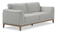 Valley 83.5" Fabric Sofa with Rubberwood Base and Legs - Sand | Sofa Valley de 83,5 po en tissu avec base et pattes en hévéa - sable