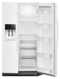 Whirlpool 36" 21 Cu. Ft. Side-by-Side Refrigerator - White - WRSC5536RW | Réfrigérateur Whirlpool de 21 pi³ et de 36 po à compartiments juxtaposés - blanc - WRSC5536RW