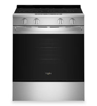 Whirlpool 30" 5.3 Cu. Ft. Electric Range with Air Cooking – Fingerprint Resistant Stainless Steel - YWSES5030SZ  | Cuisinière électrique Whirlpool de 30 po avec cuisson à air - acier inoxydable résistant aux traces de doigts - YWSES5030SZ